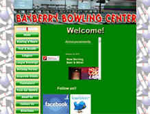 Tablet Screenshot of bayberrybowling.com
